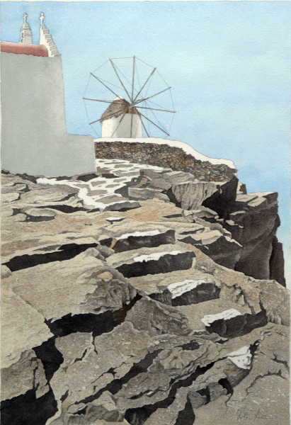 Bonnis Windmill, Mykonos